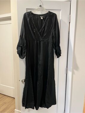 purple silk dress Giulia Chiffon Draped Maxi / | MESHKI Women's Luxury Resale - Size:10 US Men (9 UK/AU) related:makani-mini-dress-cupro-oatmilk-51 66 cm (24